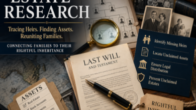 estate research